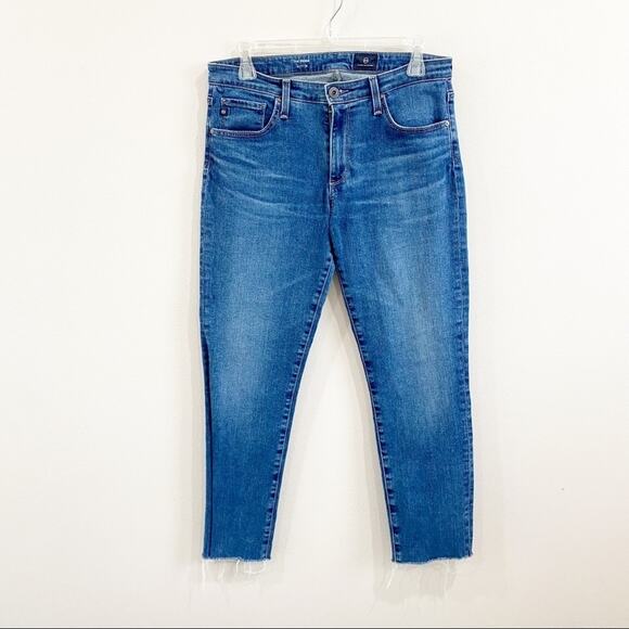 Ag Slit Cigarette Straight Ankle Length Jeans Size 29R - Picture 1 of 10